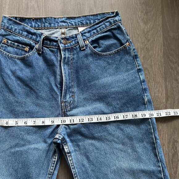 VINTAGE Jordache High-Rise Blue Tapered Jeans - Picture 10 of 16